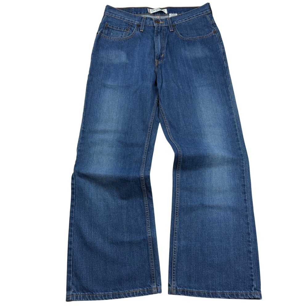 TRUE VTG Y2K Levis 567 Low Loose Boot Jeans Mens 32x30 Medium Wash Baggy Grunge